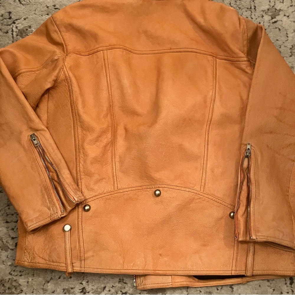 NWOT FREE PEOPLE Jealousy leather jacket biker jacket - Picture 6 of 9